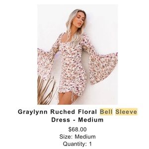 Vici- never before worn Belle sleeve dress